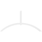 Ekena Millwork Archdale Architectural Grade PVC Gable Bracket, 108"W x 54"H x 4"D x 4"F, 12/12 Pitch GBP108X54X0404ARC00 - alternate 3